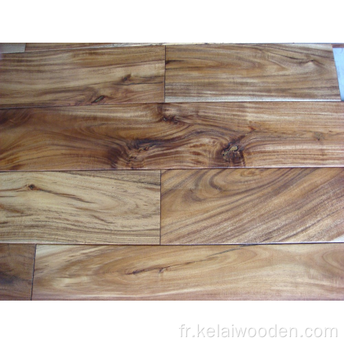 Parquet à grandes feuilles d&#39;acacia Parquet en bois massif